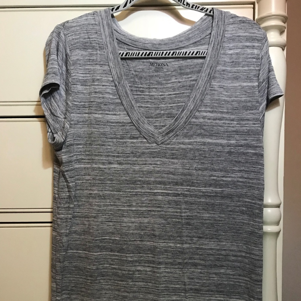 Grey V Neck